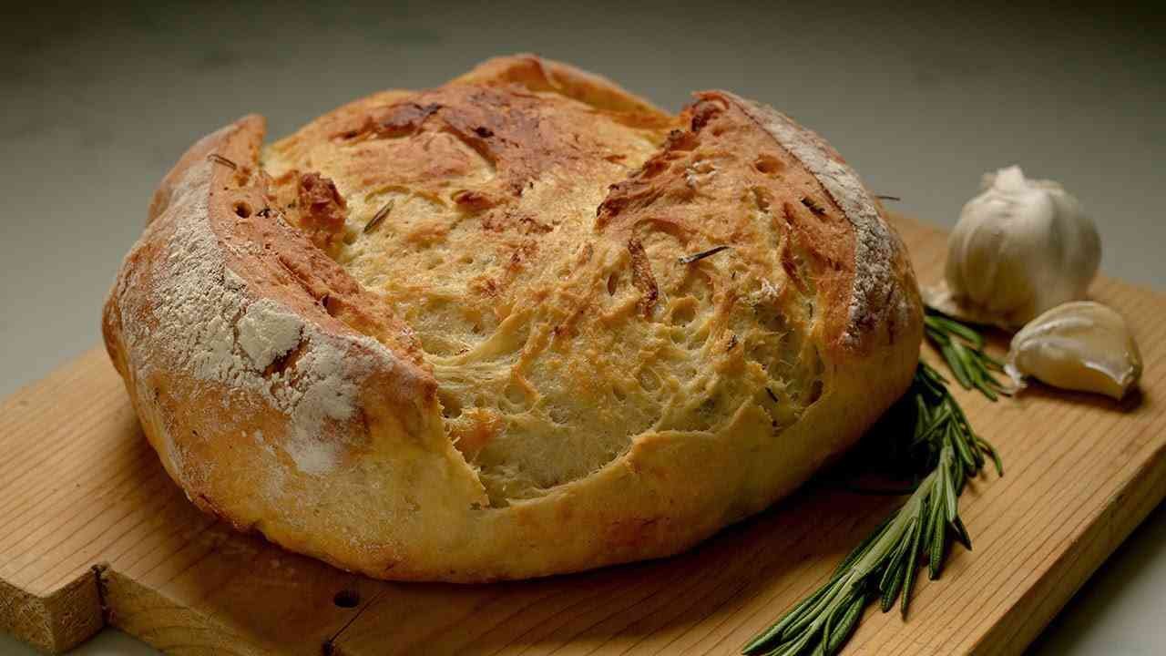 Rustic Hearth: Artisan Rosemary Bread Loaf - Bread